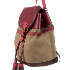Burberry canvas check Mini Backpack